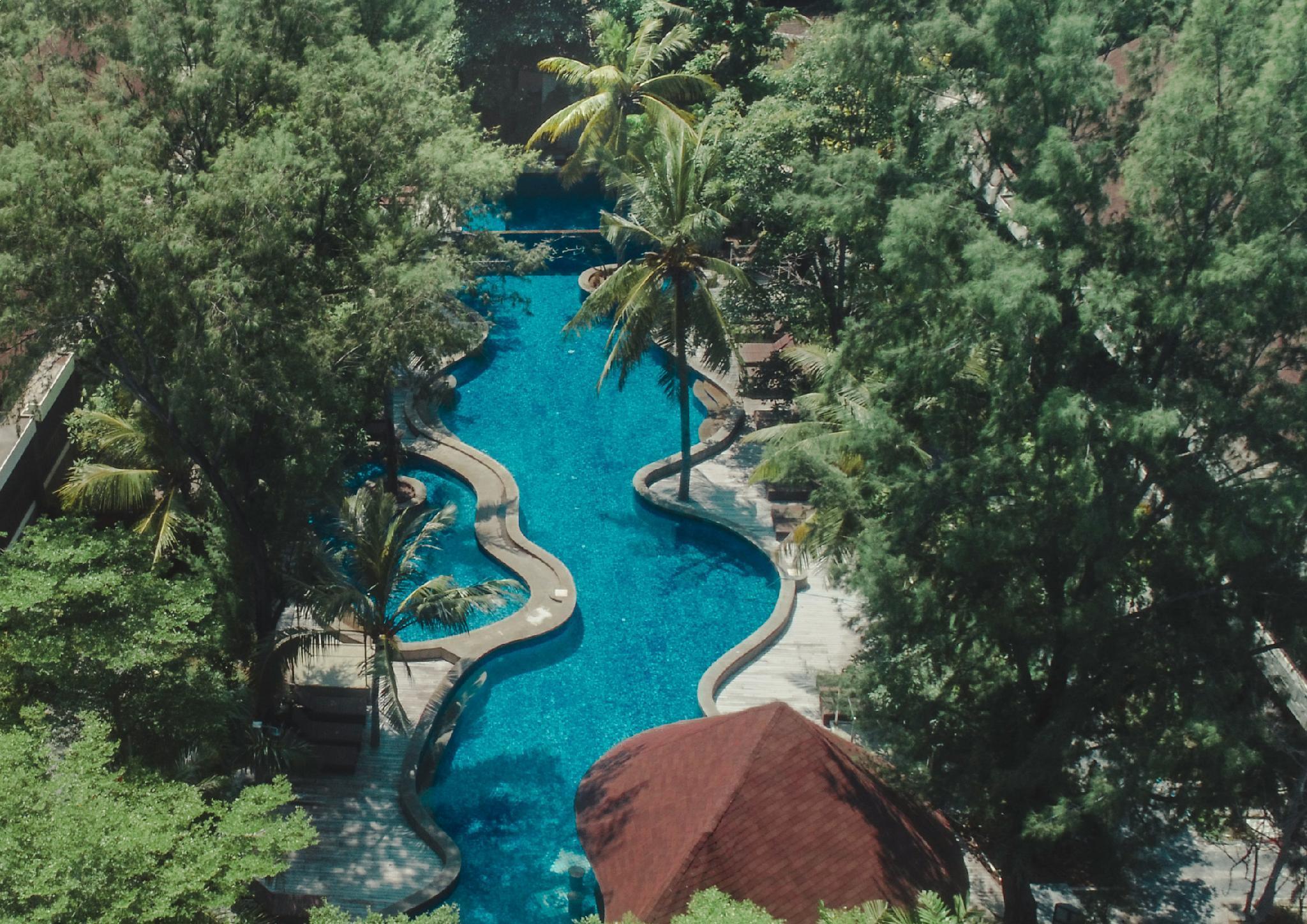 Aston Sunset Beach Resort - Gili Trawangan Esterno foto
